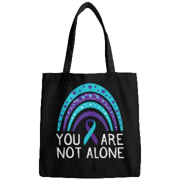 Discover suicides Prevention 988 Ribbon You Are Not Alone suicides Awareness Mental Health Bags