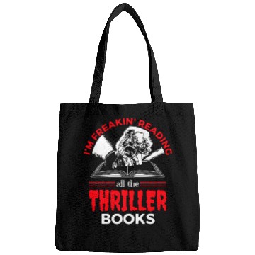 Discover Book Fun I am Freakin reading Thriller Bags
