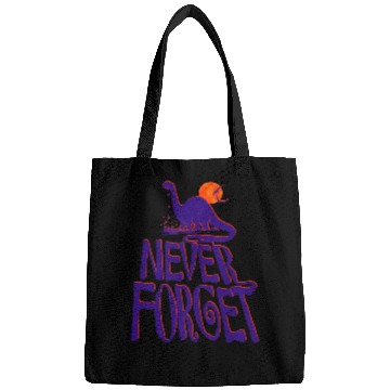 Discover Dinosaur Pet Never Forget Crying Purple Brontosaurus Bags