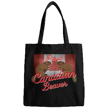 Discover Beaver Pet Proud Canadian Flag Canada Beaver 01 Bags