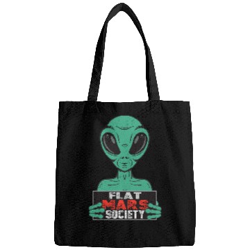 Discover Aliens UFO Flat Mars Society Bags