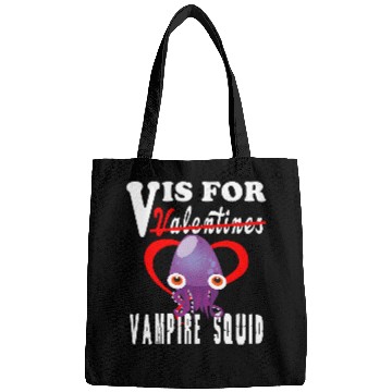 Discover Octopus Pet V is for Vampire Squid Valentines Day 2Tees 5 17 Bags