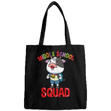 Discover Cow Pet Back To School Middle School Squad Bags