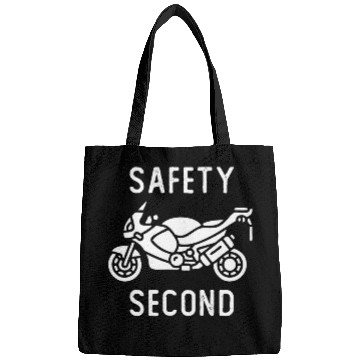 Discover Safety Second funny design for Motorcycle lovers 24 Bags