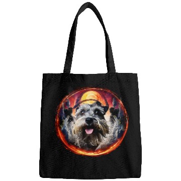 Discover Movie Magic Portal Miniature Schnauzer Dog Mini Schnauzer Bags