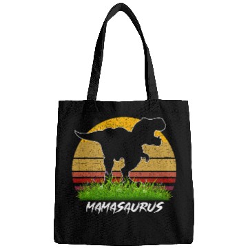 Discover Dinosaur Pet Mamasaurus Dinosaur Funny Mama Saurus Family Matching Bags