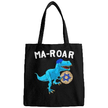 Discover Dinosaur Pet Cute Passover Dinosaur Jewish Hebrew Pesach MaRoar Passover Bags