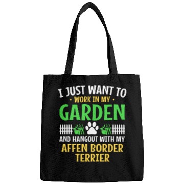 Discover Work Garden Hang Out Affen Border Terrier Affenpinscher Bags