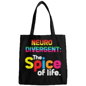 Discover Autism Puzzle Neurodivergent The Spice of Life Autism Spectrum Support Bags