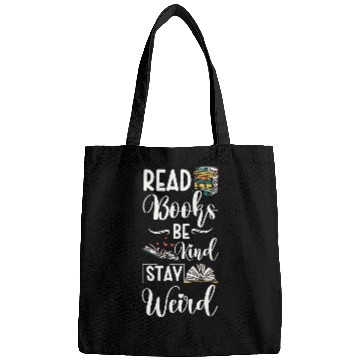 Discover Read Books Be Kind Stay Weird 22 Bags