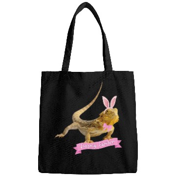 Discover Bearded Dragon Pet Easter Bearded Dragon Funny Spring Lizard Bearded Bags