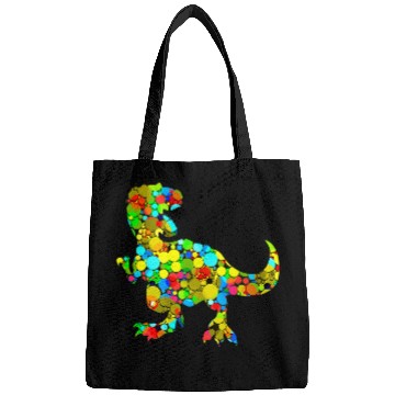 Discover Dinosaur Pet Trex Polka Dot Pattern Happy Dot Day Lover Bags