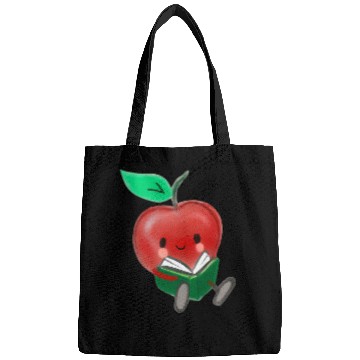Discover Book Fun Apple Picking Crew Library Teacher Reader Nerd Bags