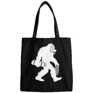 Discover bigfoots Pest Control Cryptid Exterminator Sasquatch Bags