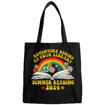 Discover Adventure Begins At Your Library Summer Reading 2024 Rainbow 22 Bags