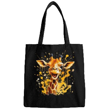 Discover Giraffe Pet cute funny giraffe dancing happy 6 Bags
