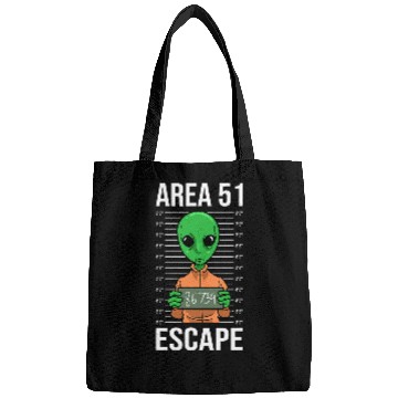 Discover Aliens UFO Area 51 Escape Ufos Space Bags
