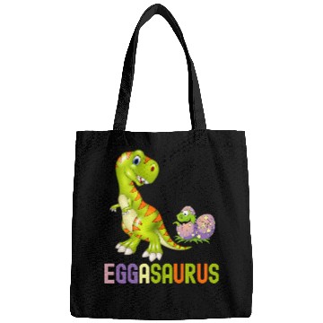 Discover Dinosaur Pet Cute Eggasaurus Stegosaurus Egg Dinosaur Happy Easter TRex Bags