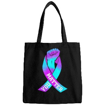 Discover suicides Prevention 988 You Matter Ribbon Bags