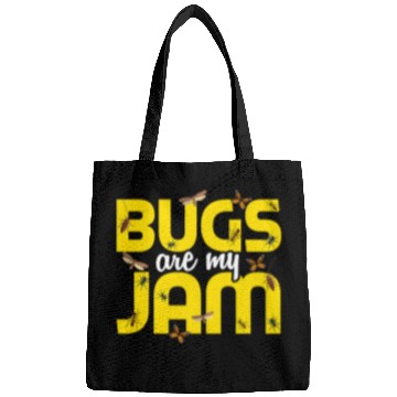 Discover Bugs Are My Jam Funny Bug Insect Hunter Entomologist Kids Bags