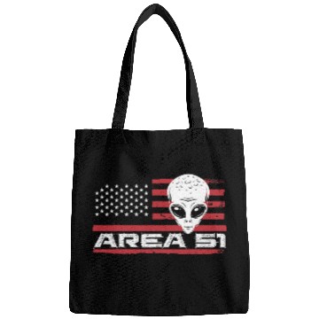 Discover Aliens UFO Area 51 UFO Abduction Alien Conspiracy Ufologists Bags