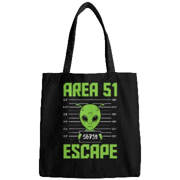 Discover Aliens UFO Area 51 Escape Alien Funny Bags