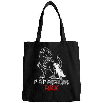 Discover Dinosaur Pet Fathers Day Papasaurus Rex Bags