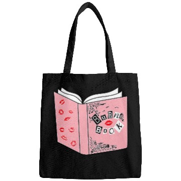 Discover Book Fun Mean Girls Burn Book Side View Bags