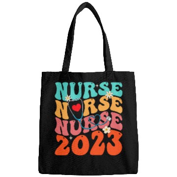 Discover Cute Groovy Stethoscope nurses Life Nursing nurses Week 2 Bags
