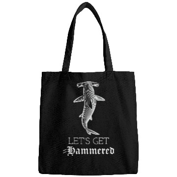 Discover Shark Pet Lets Get Hammered Hammerhead Shark Funny Drinking 3 Bags