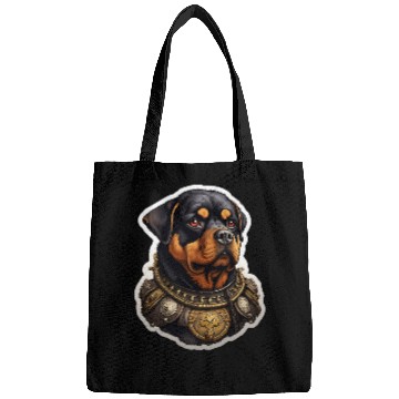 Discover Rottweiler Pet Baroque Renaissance Rottweiler Dog Portrait Bags