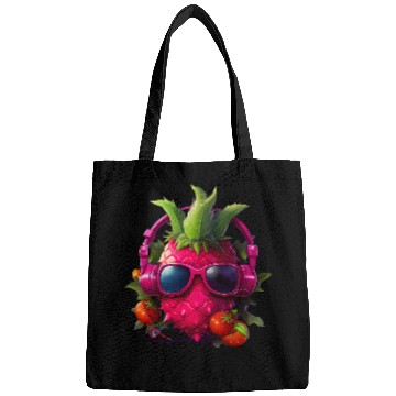 Discover Dragon Pet Tropical Vibes Dragon Fruit Summer Music DJ Style Bags
