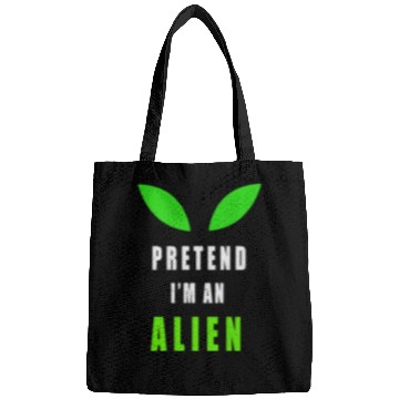 Discover Aliens UFO Funny Pretend Im An Alien Halloween Costume Party 21 Bags