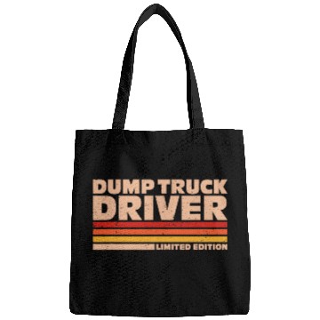 Discover Construction Worker Retro Flag Dump Truck Driver Bags