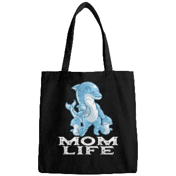 Discover Dolphin Pet Gift Mama Mom Life Mommy Mama Family Mothers Day Bags