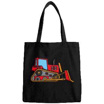 Discover Bulldozer Fun Driver Bulldozing Construction Vehicles Bags