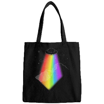 Discover Aliens UFO Rainbow Mountain Alien UFO Bags