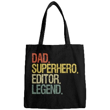 Discover Dad superhero editor legend Bags