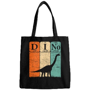 Discover Dinosaur Pet Periodic Table Elements Brontosaurus Paleontologist Bags