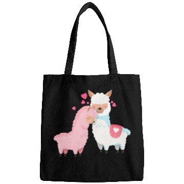 Discover Llama Pet Couples Gift Wedding Anniversary Valentines Him Her Bags