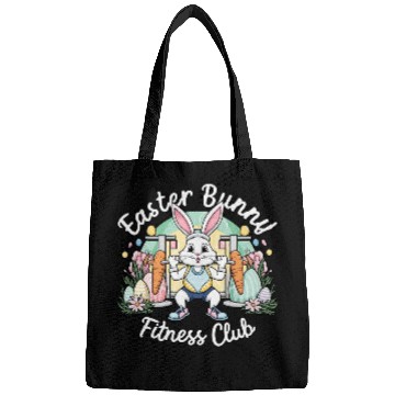 Discover Easter Bunny Workout Gym Lover Bags