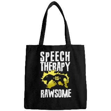 Discover Dinosaur Pet Speech Therapist Therapy Assistant SLP Dinosaur TRex Speech Bags