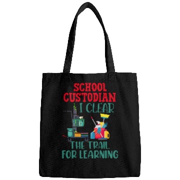 Discover School Custodian Appreciation Janitor Gift Clear Trail Bags