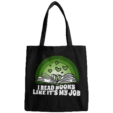 Discover Book Fun I Read Books Like Its My Job Librarian In School Book Lover 03 Bags