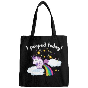 Discover Unicorn Pet Funny I Pooped Today Unicorn 0 Bags