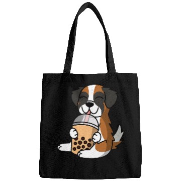 Discover Saint Bernard Pet Boba Bubble Milk Tea Saint Bernard Bags