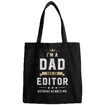 Discover Funny Dad Editor Fathers Day Bags