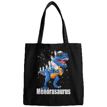 Discover Dinosaur Pet Menorasaurus rexs Menorah Dinosaur TRex Hanukkah Bags