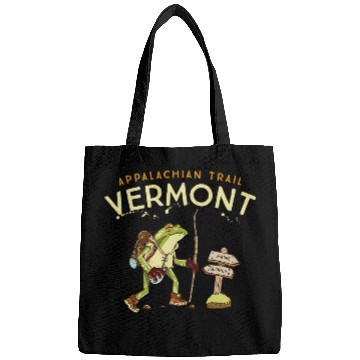 Discover Frog Pet Appalachian Trail Vermont Hiking Funny Bags