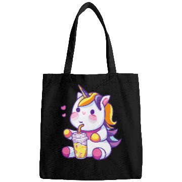 Discover Unicorn Pet Drinking Boba Tea Bubble Tea Cute Bags